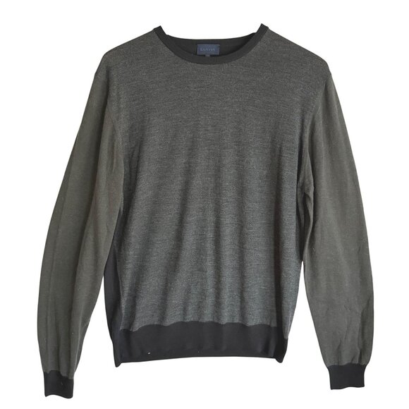 size XL mens Lanvin colorblock lightweight sweater merino wool Italy - Picture 9 of 9